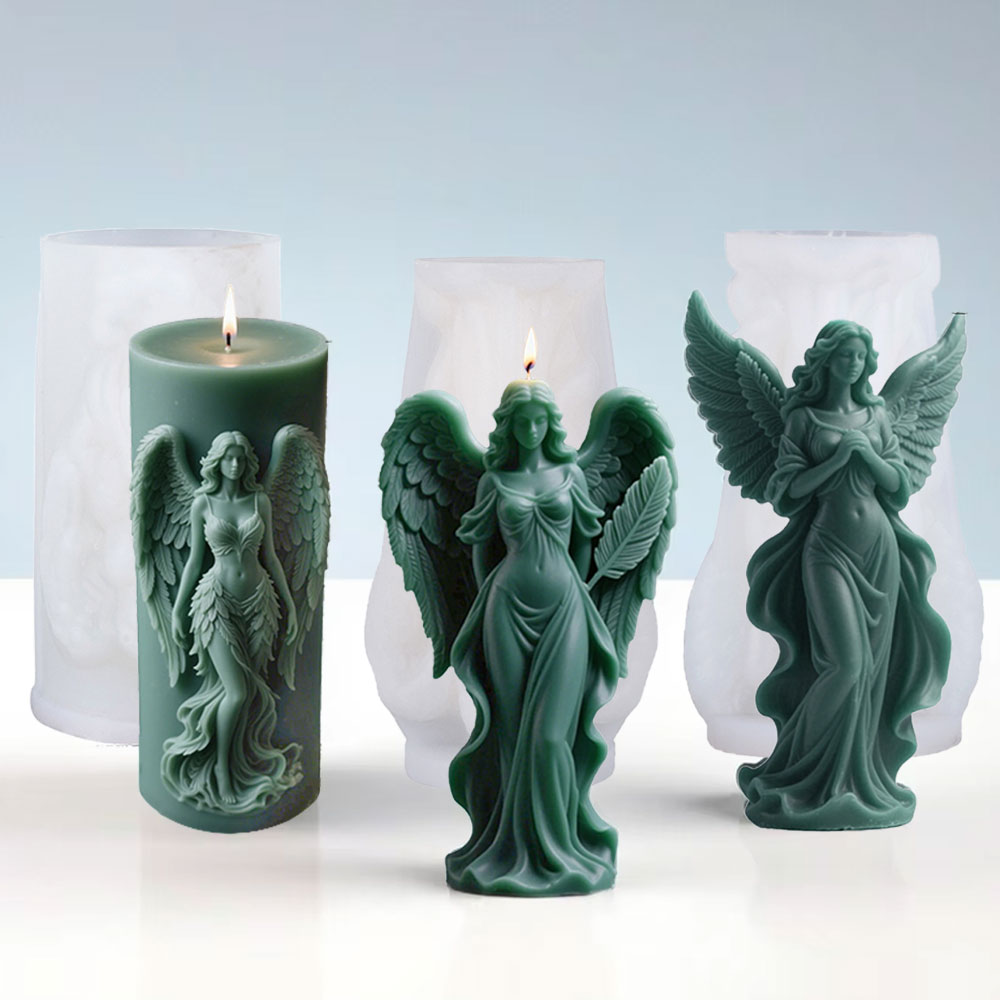 Candle Supplies Store - Forma Silikonowa Świeca Zapachowa Bogini Skrzydła