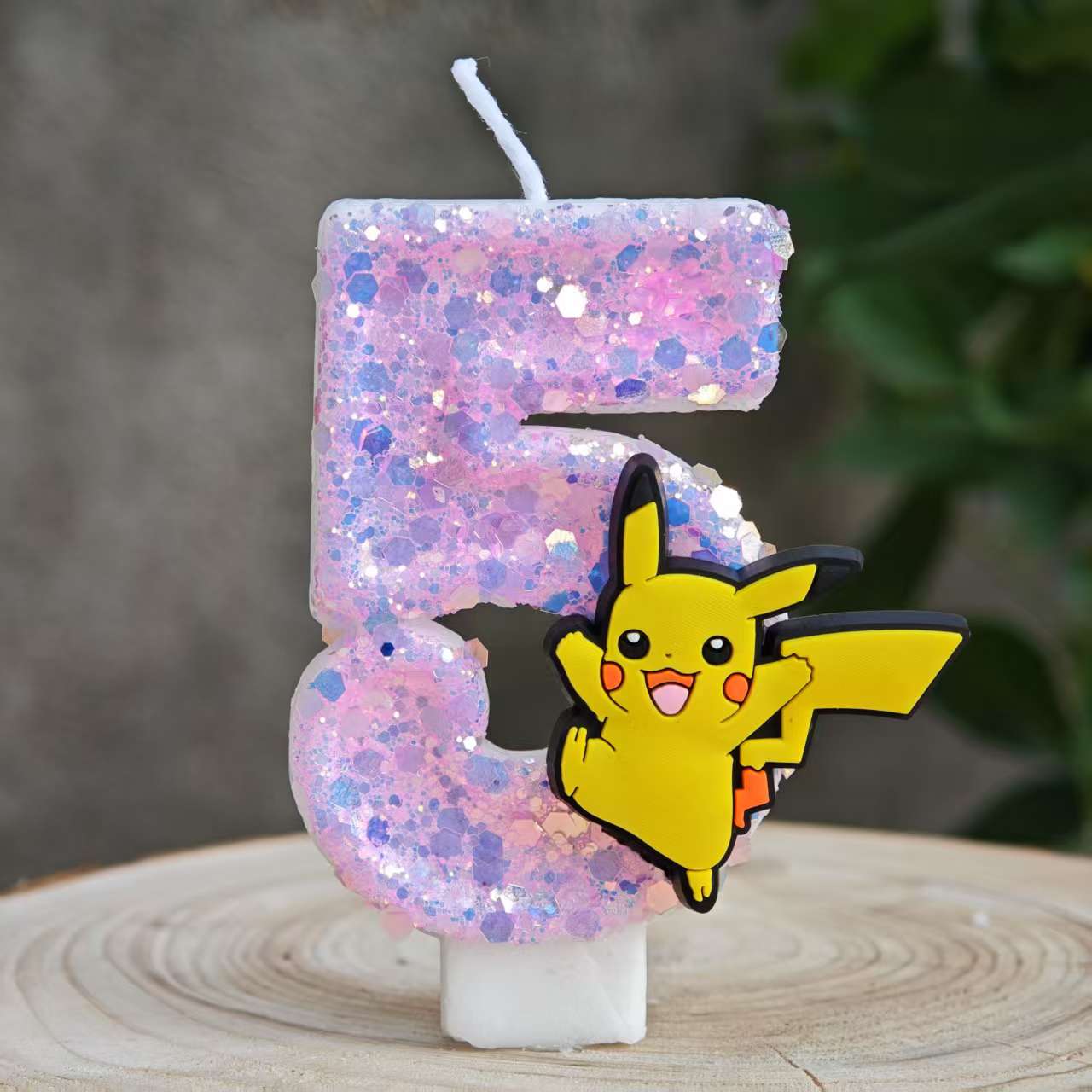 Candle Surprise - Świeczki Pikachu Pokémon Numery 0-9 Dekoracja