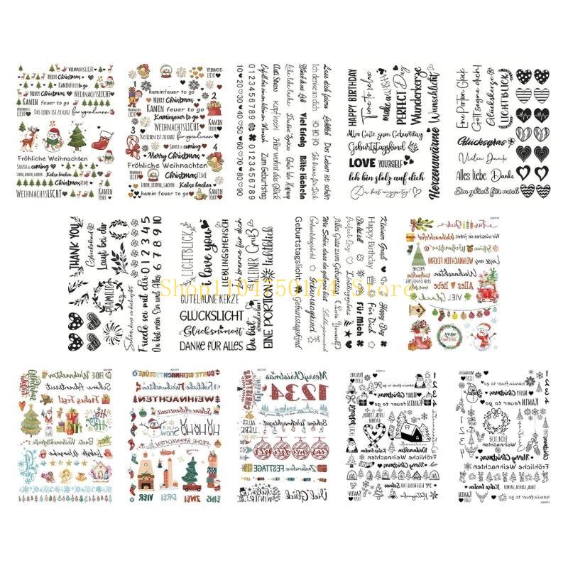 Naklejki na świeczki świąteczn – Candle Supplies For Sale recenzja i cena