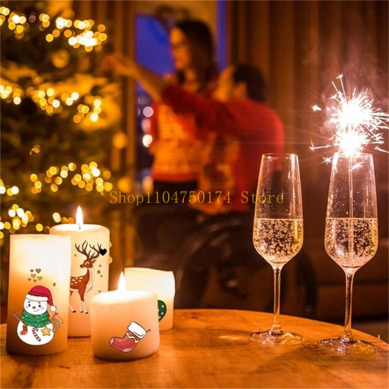 Naklejki na świeczki świąteczn – Candle Supplies For Sale recenzja i cena